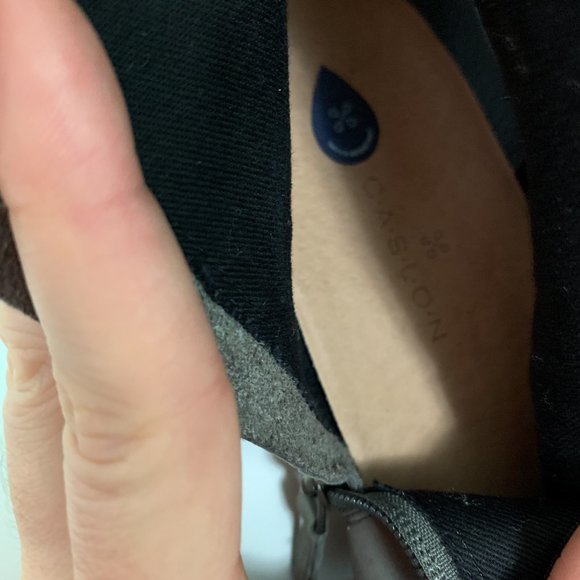 Caslon Oaklee Water Resistant Bootie Stone Nubuck 10 - Picture 7 of 8